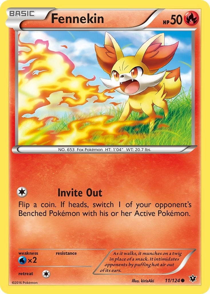 Image for Fennekin (11) (11/124) (XY - Fates Collide) - Pokemon