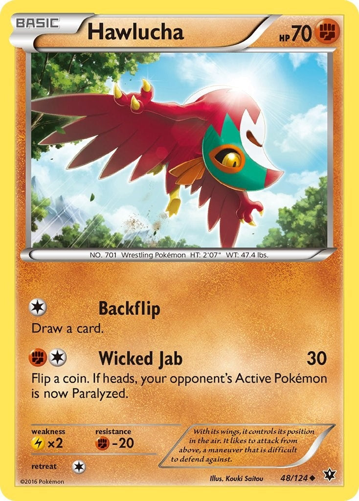 Image for Hawlucha (48/124) (XY - Fates Collide) - Pokemon