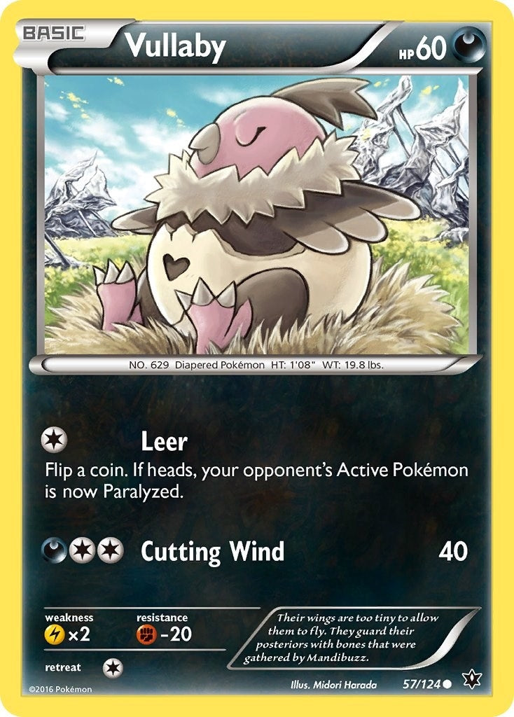 Image for Vullaby (57/124) (XY - Fates Collide) - Pokemon
