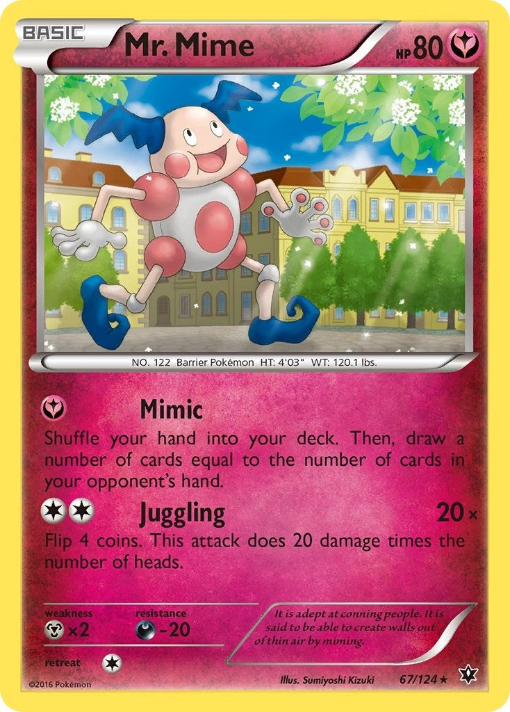 Image for Mr. Mime (67/124) (XY - Fates Collide) - Pokemon