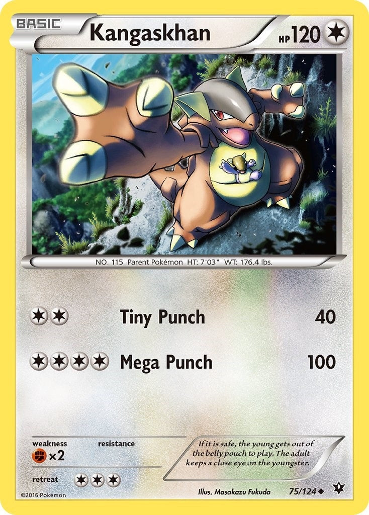 Image for Kangaskhan (75/124) (XY - Fates Collide) - Pokemon