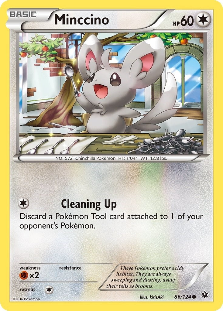 Image for Minccino (86) (86/124) (XY - Fates Collide) - Pokemon