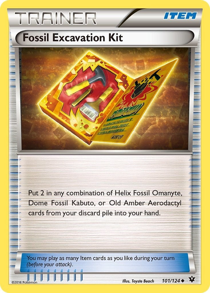 Image for Fossil Excavation Kit (101/124) (XY - Fates Collide) - Pokemon