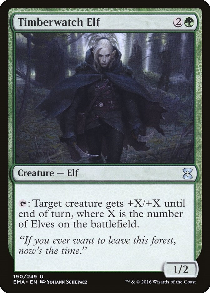 Timberwatch Elf (190) (Eternal Masters)
