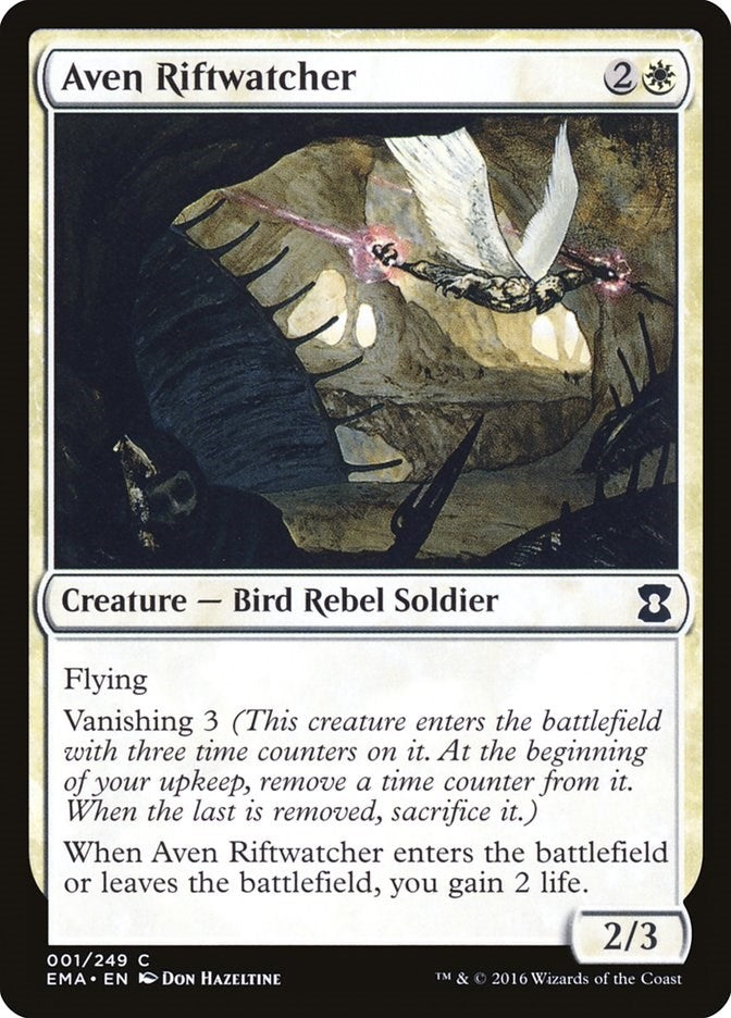 Aven Riftwatcher (1) (Eternal Masters)