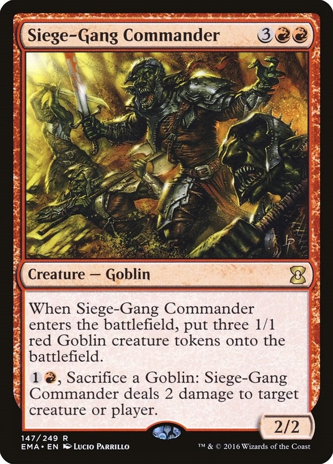 Siege-Gang Commander (147) (Eternal Masters)
