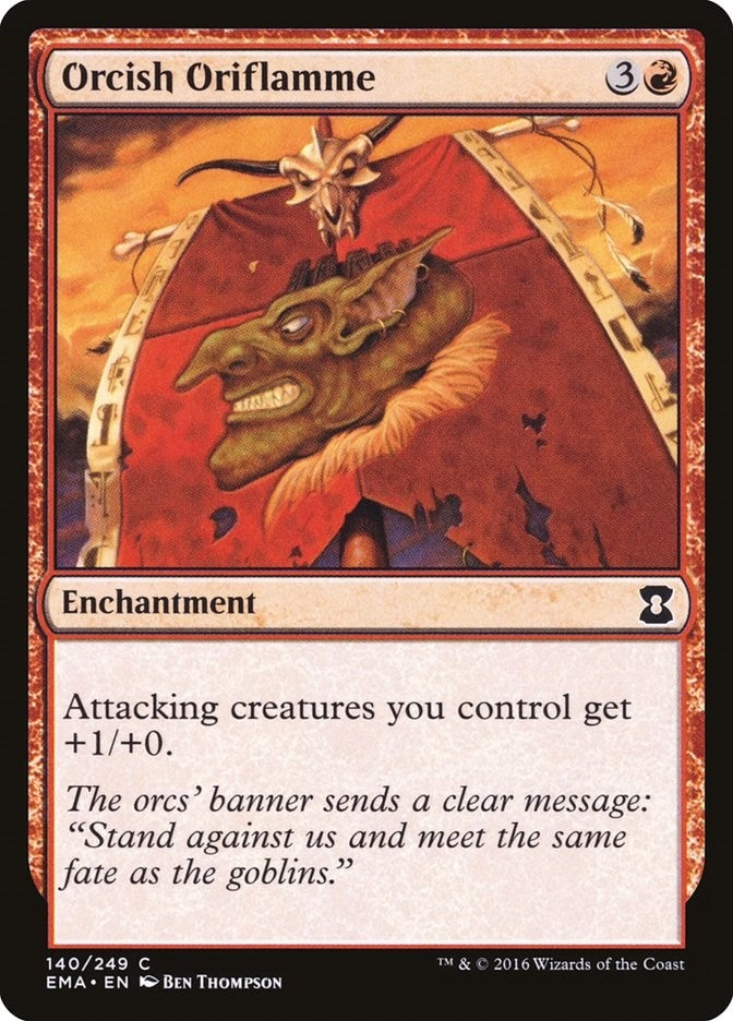 Orcish Oriflamme (140) (Eternal Masters)