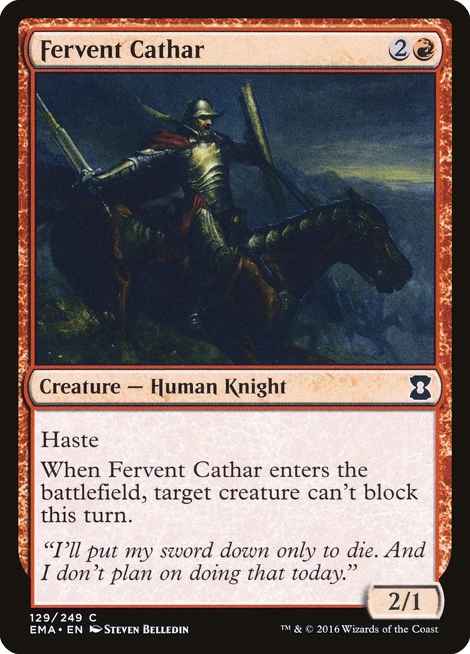 Fervent Cathar (129) (Eternal Masters)