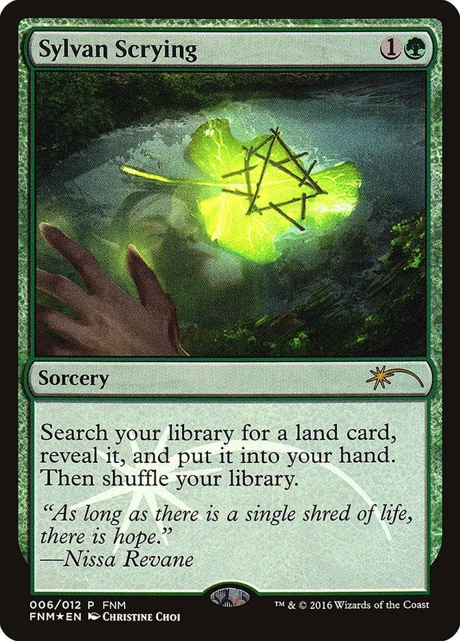 Sylvan Scrying (6) (FNM Promos)