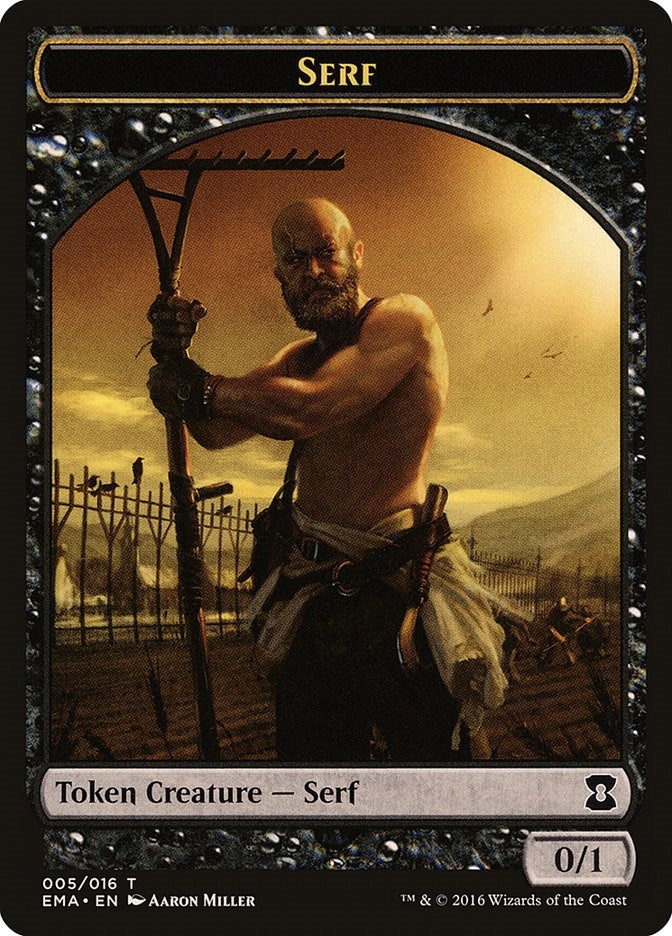 Serf Token (5) (Eternal Masters)
