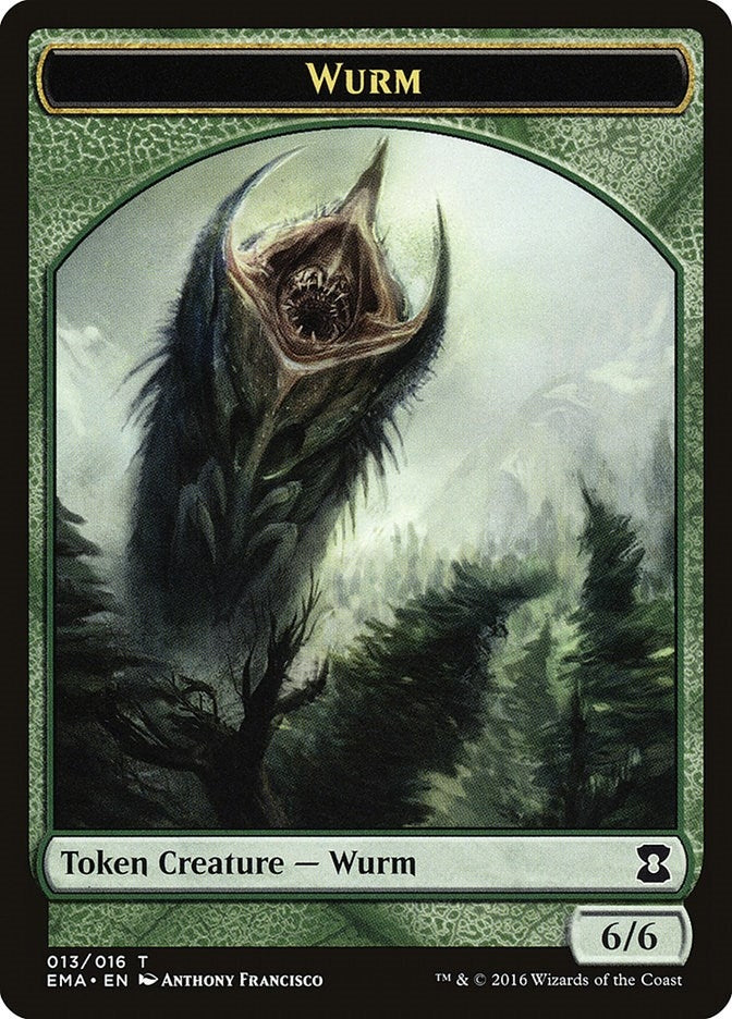 Wurm Token (13) (Eternal Masters)