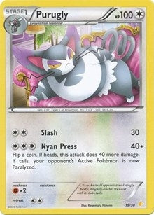 Image for Purugly (19) (19/30) (XY Trainer Kit: Pikachu Libre & Suicune) - Pokemon