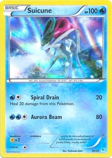 Image for Suicune (30 - Holo) (30/30) (XY Trainer Kit: Pikachu Libre & Suicune) - Pokemon