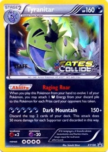 Image for Tyranitar - XY130 (Prerelease) [Staff] (XY130) (XY Promos) - Pokemon
