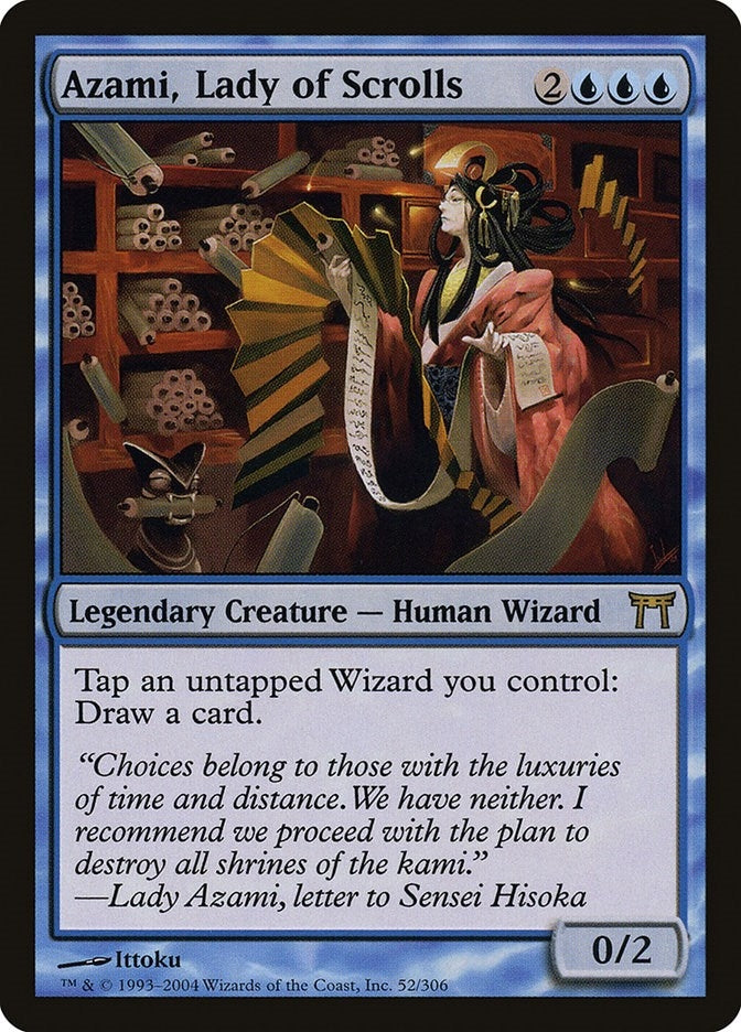 Azami, Lady of Scrolls (52) (Champions of Kamigawa)