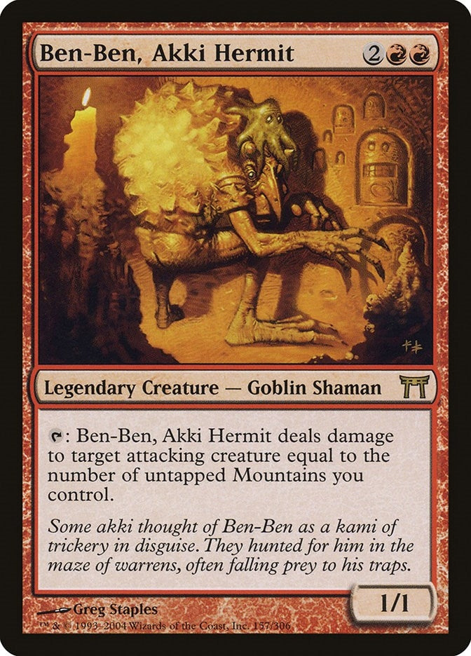 Ben-Ben, Akki Hermit (157) (Champions of Kamigawa)