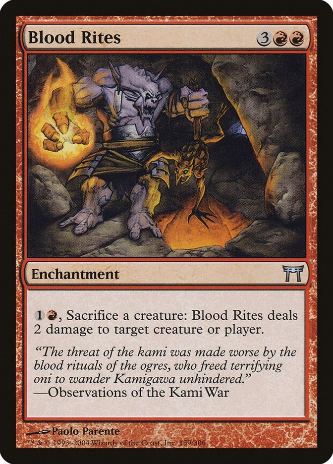 Blood Rites (159) (Champions of Kamigawa)