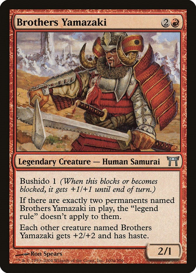 Brothers Yamazaki (160a Sword) (160a) (Champions of Kamigawa)