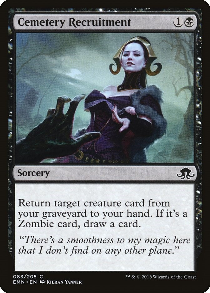 Cemetery Recruitment (83) (Eldritch Moon)