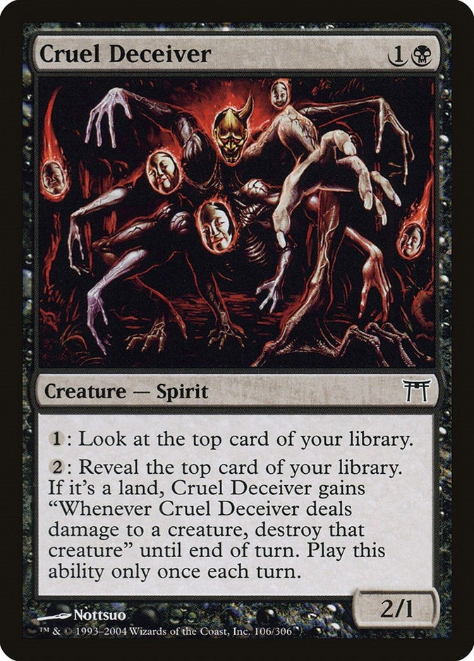 Image for Cruel Deceiver (106) (Champions of Kamigawa) - Magic: The Gathering