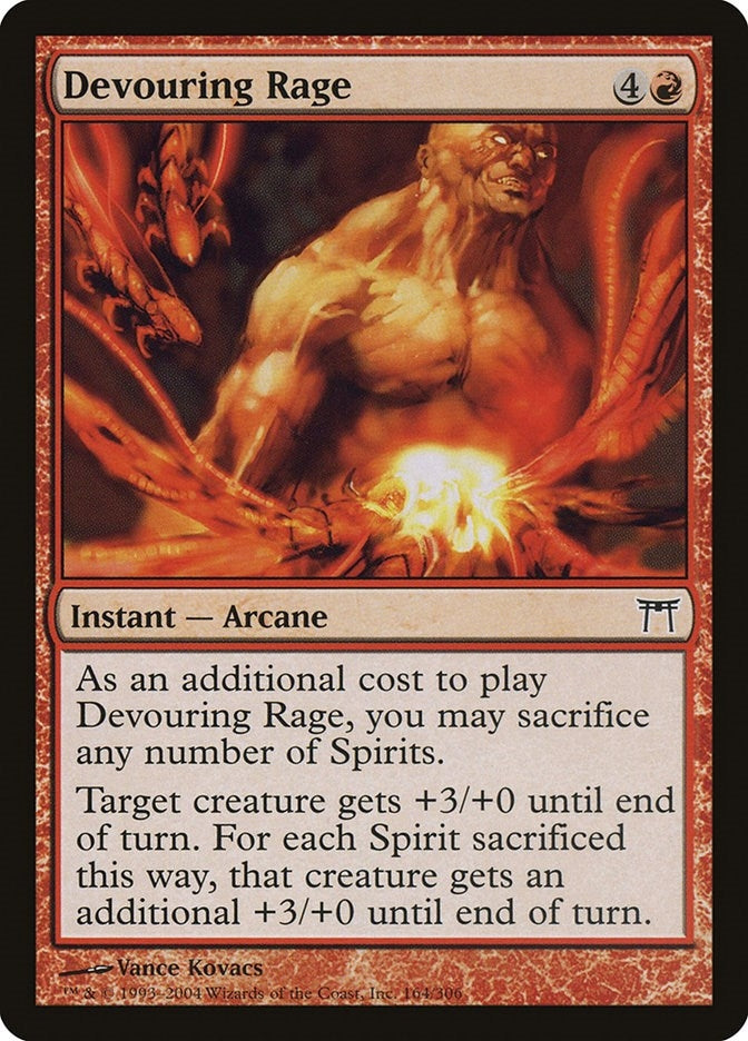 Devouring Rage (164) (Champions of Kamigawa)
