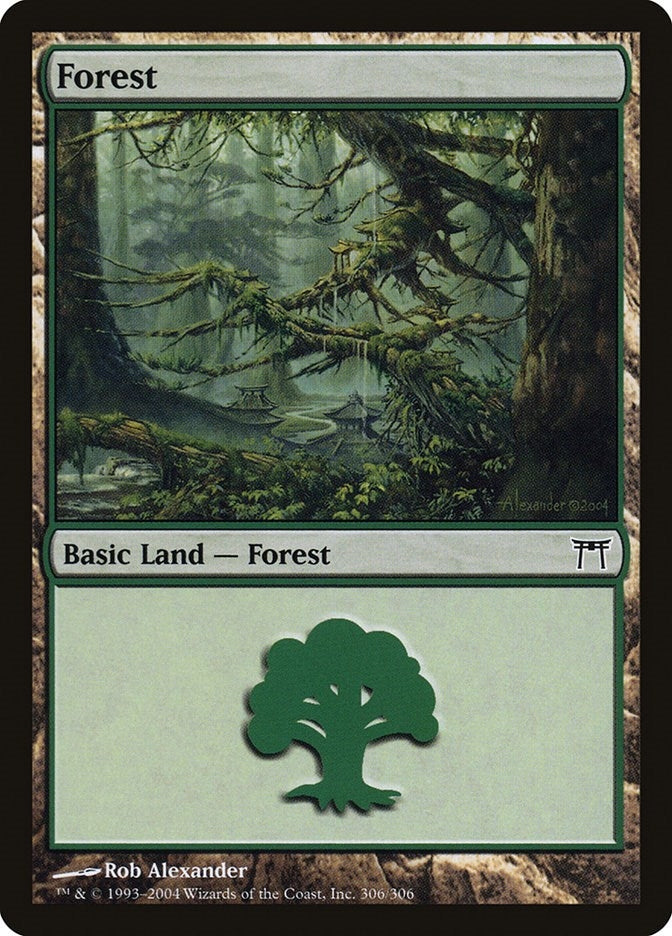 Forest (306) (306) (Champions of Kamigawa)
