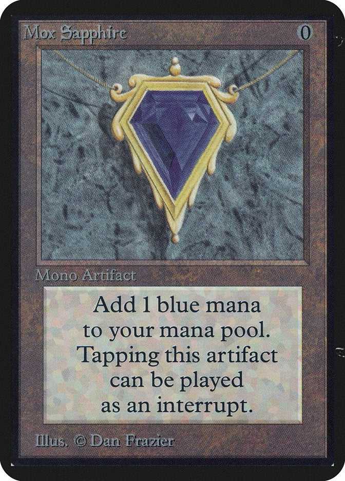 Mox Sapphire (Alpha Edition)