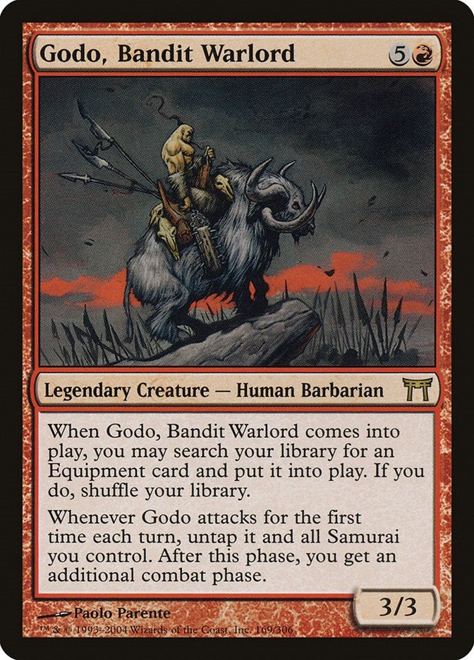 Godo, Bandit Warlord (169) (Champions of Kamigawa)