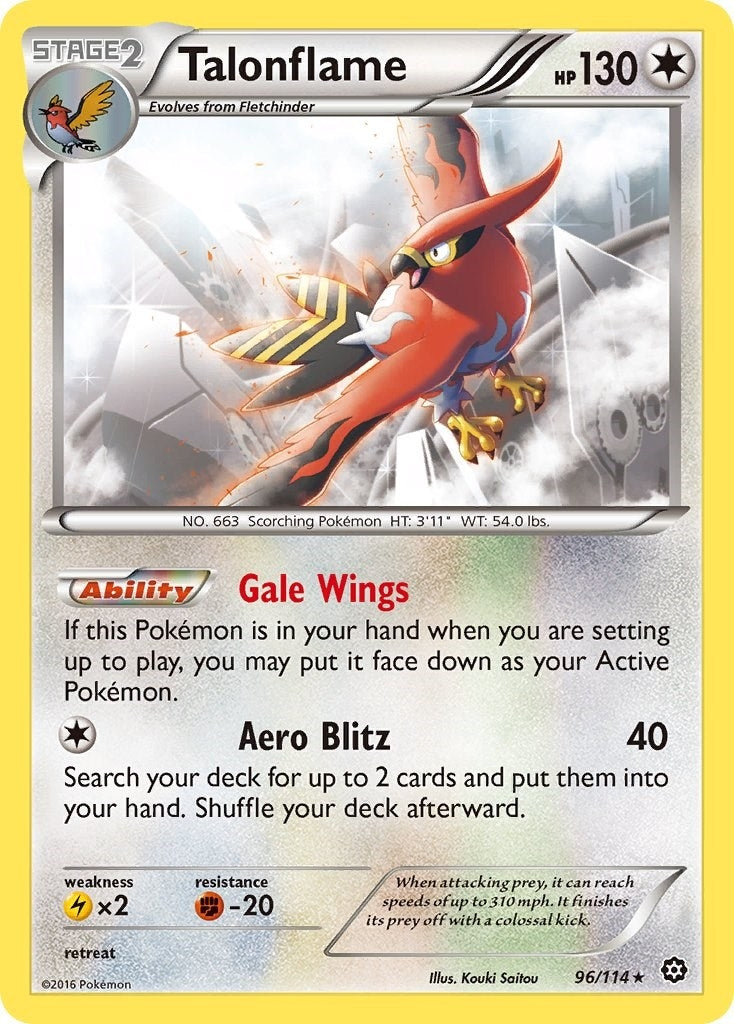 Image for Talonflame (96/114) (XY - Steam Siege) - Pokemon
