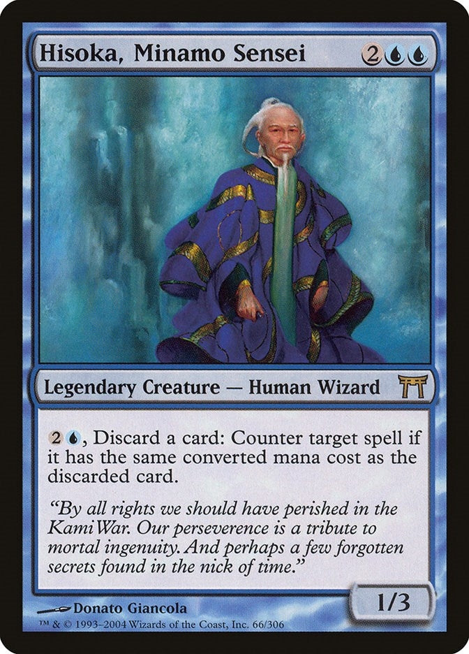 Hisoka, Minamo Sensei (66) (Champions of Kamigawa)