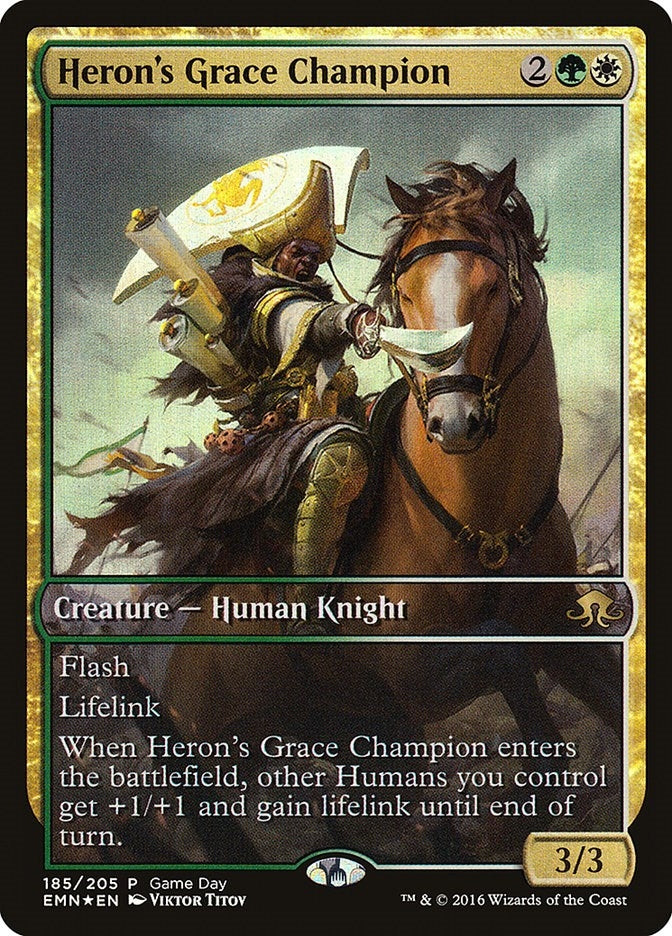 Heron's Grace Champion (185) (Game Day & Store Championship Promos)