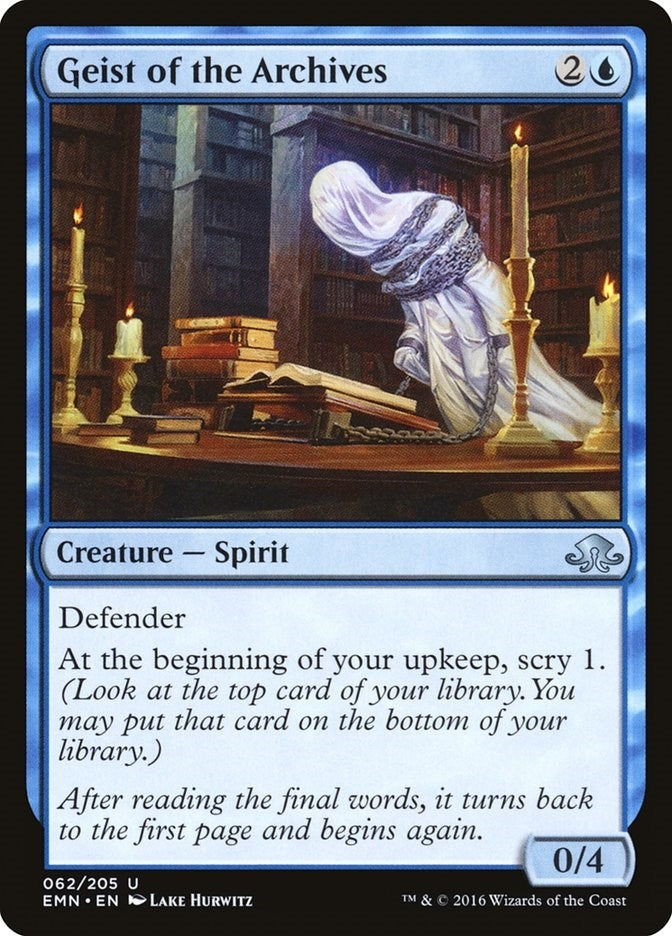Geist of the Archives (62) (Eldritch Moon)