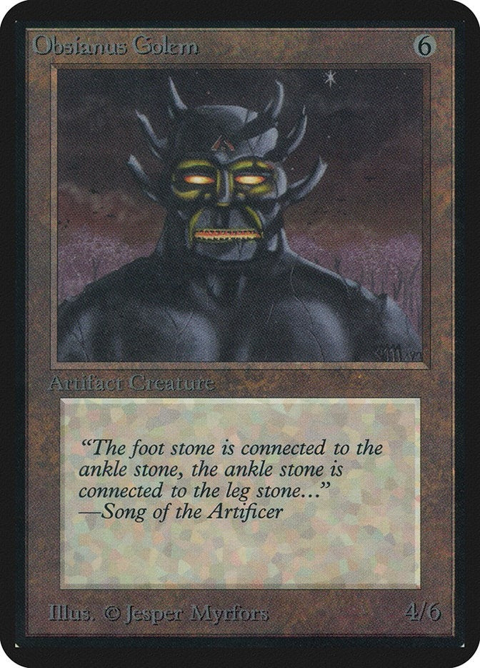 Obsianus Golem (Alpha Edition)