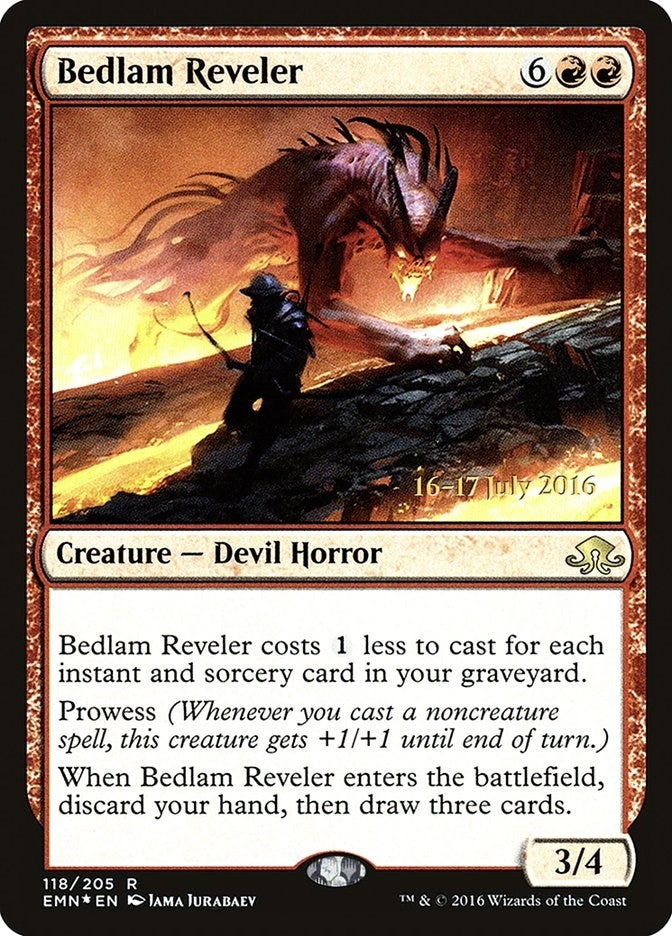 Bedlam Reveler (118) (Prerelease Cards)