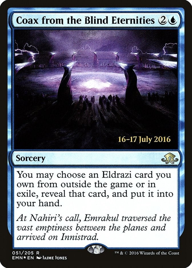 Coax from the Blind Eternities (51) (Prerelease Cards)