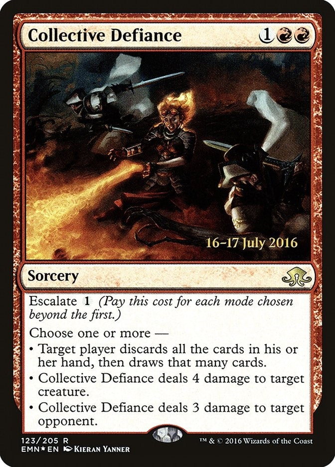 Collective Defiance (123) (Prerelease Cards)