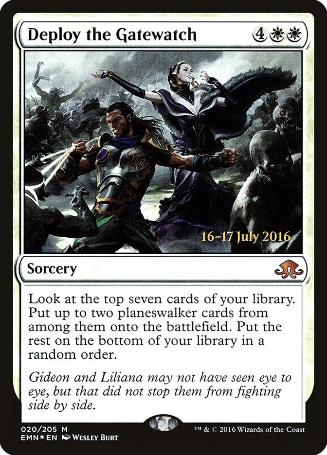 Deploy the Gatewatch (20) (Prerelease Cards)