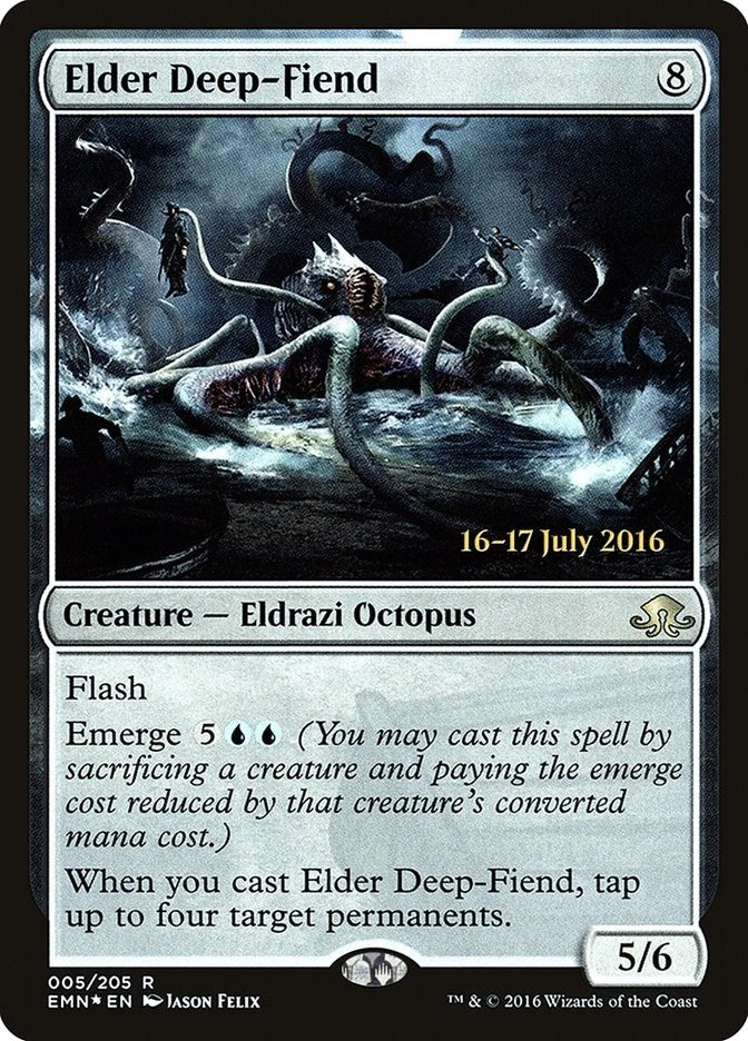 Elder Deep-Fiend (5) (Prerelease Cards)
