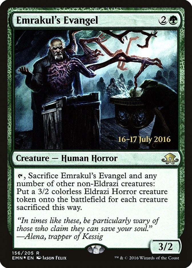 Emrakul's Evangel (156) (Prerelease Cards)