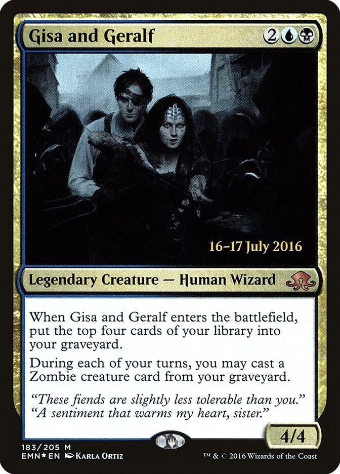 Gisa and Geralf (183) (Prerelease Cards)