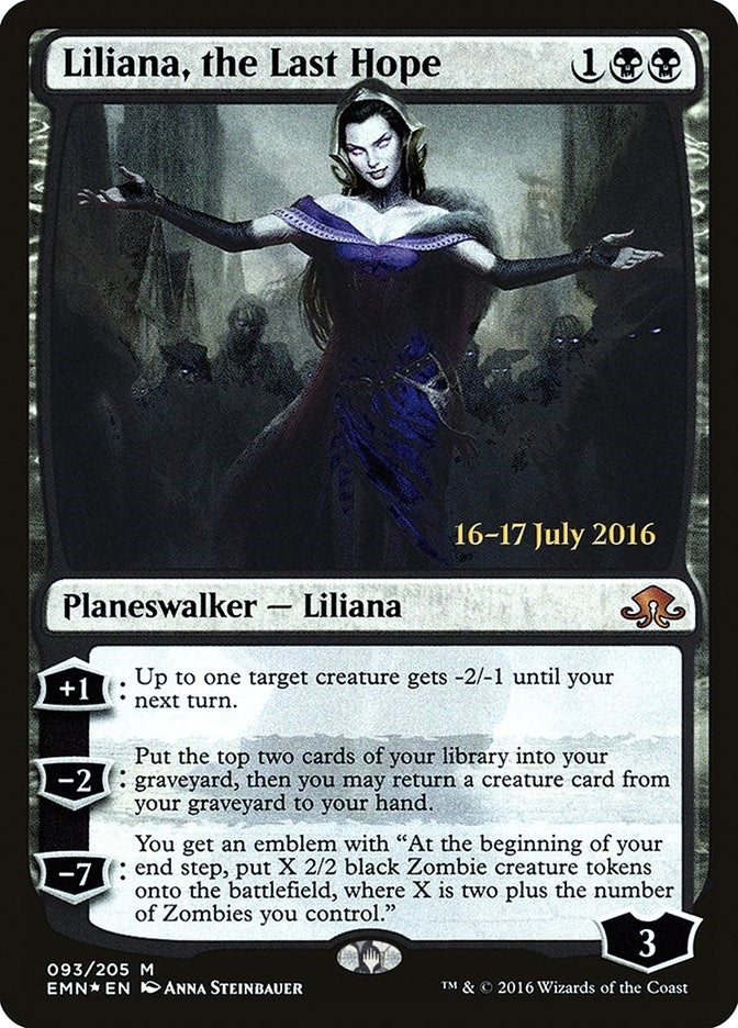 Liliana, the Last Hope (93) (Prerelease Cards)