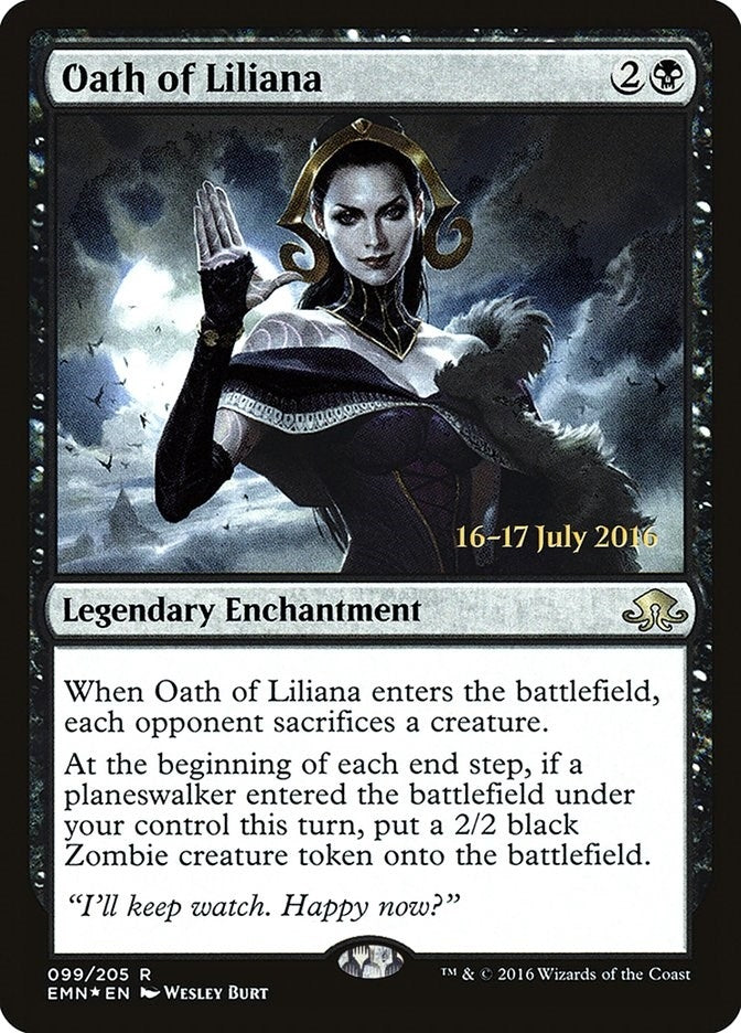 Oath of Liliana (99) (Prerelease Cards)