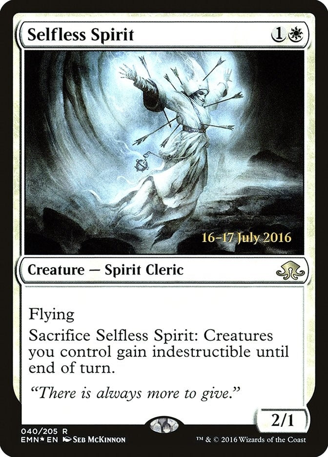 Selfless Spirit (40) (Prerelease Cards)
