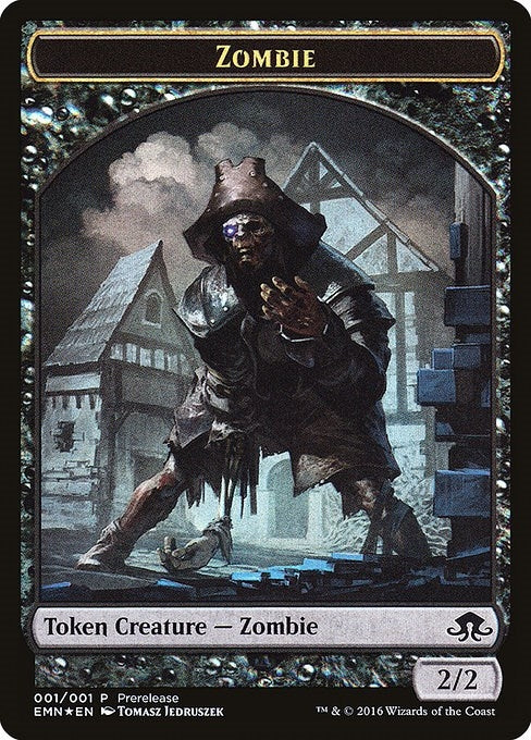 Image for Zombie Token (Double-Sided) (1 // 1) - Magic: The Gathering