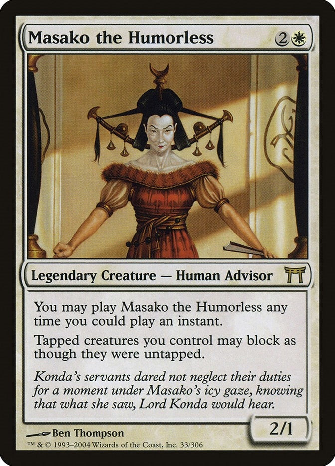 Masako the Humorless (33) (Champions of Kamigawa)