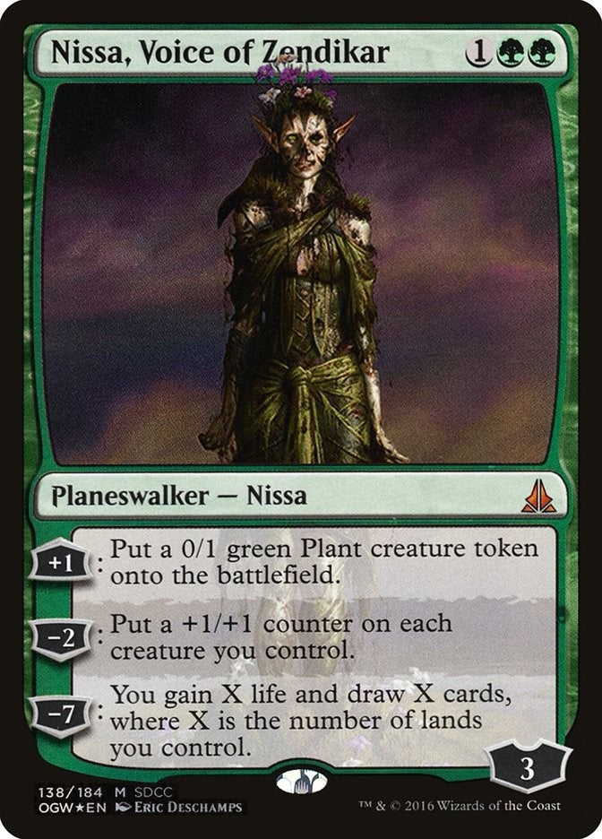 Nissa, Voice of Zendikar (SDCC 2016 Exclusive) (138) (Media Promos)