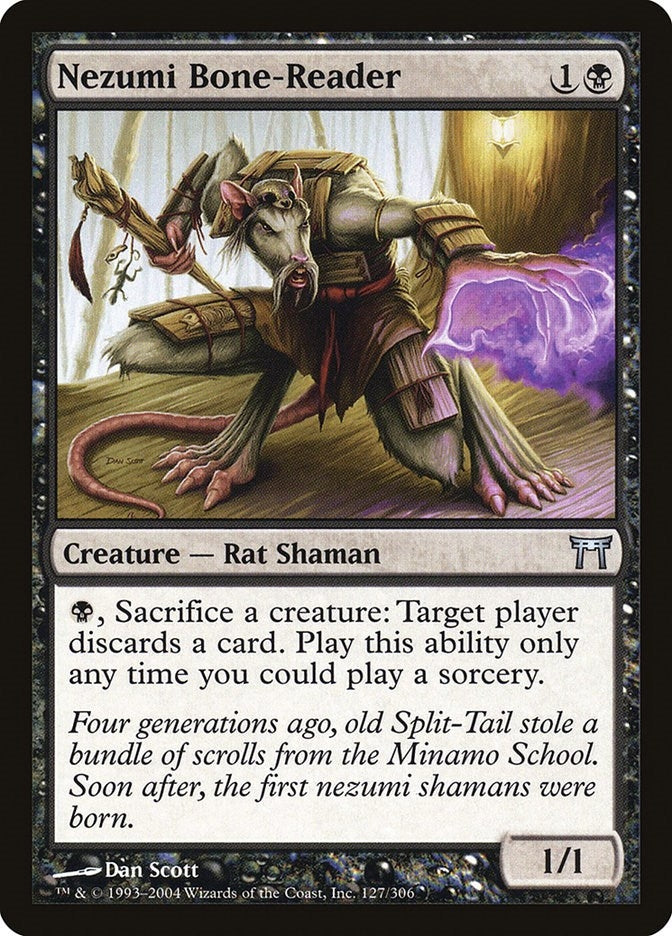 Image for Nezumi Bone-Reader (127) (Champions of Kamigawa) - Magic: The Gathering