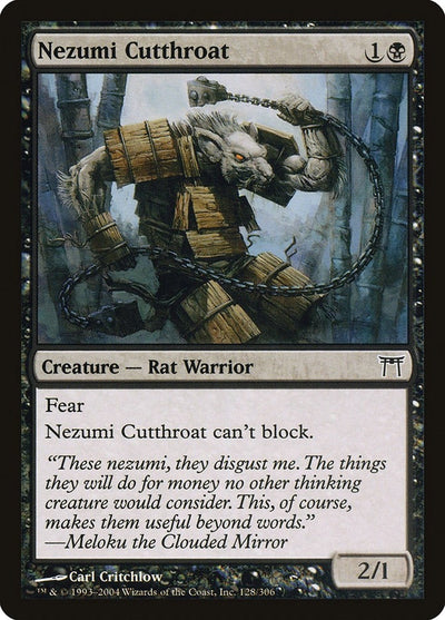 Nezumi Cutthroat (128) (Champions of Kamigawa)