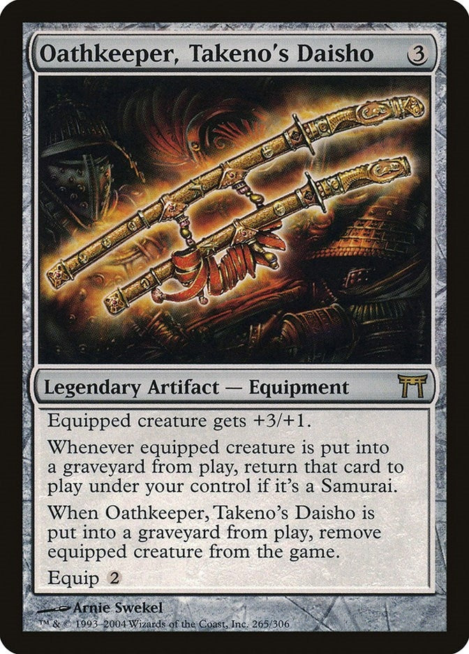 Oathkeeper, Takeno's Daisho (265) (Champions of Kamigawa)