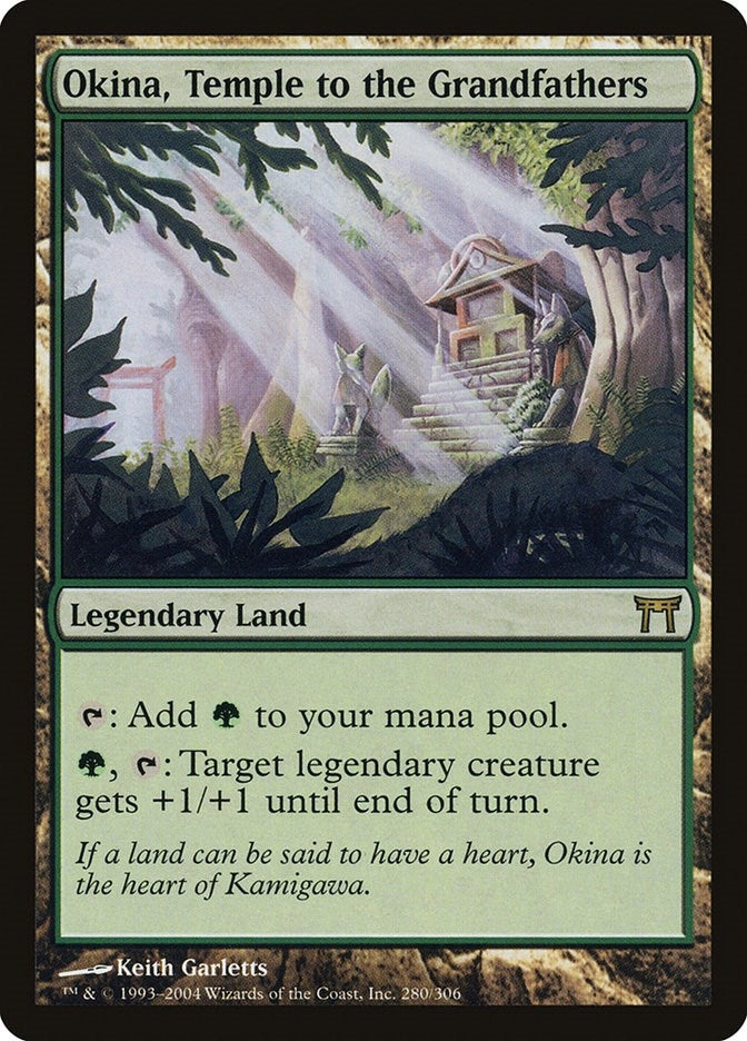 Okina, Temple to the Grandfathers (280) (Champions of Kamigawa)